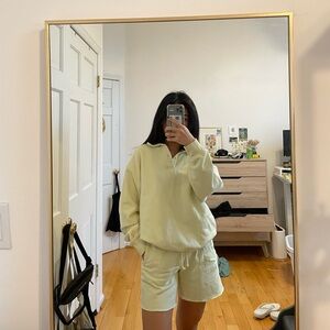 Aritzia TNA COZY boyfriend sweat set